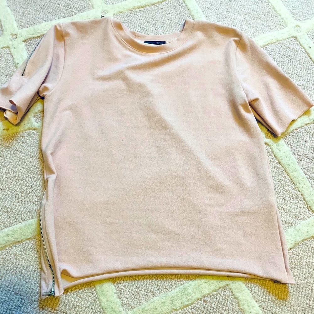 Zara Pink Short Sleeve Top